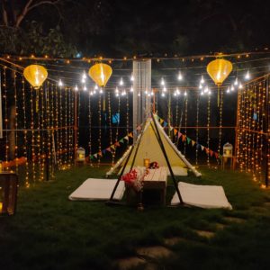 Lawn Wedding stage